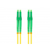 LANBERG optický patch cord SM LC/APC-LC/APC duplex 1m LSZH G657A1 průměr 3mm, barva žlutá