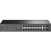TP-Link ES220GP, Omada 20-Port Gigabit Easy Managed Switch, 2x GLAN, 16x GLAN PoE+, 2x SFP, 150W PoE budget, 1U