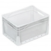 Surplus Systems Euro box, 40 × 30 × 22 cm, 20 l, transparentný, 403022V-000