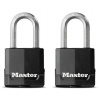 Visiaci zámok Master Lock Set 2 ks visiacich zámkov z vrstvenej ocele M115EURTLF Master Lock Excell 48mm (M115EURTLF)