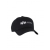 Alpha Industries ALPHA Cap šiltovka black Veľkosť: Unisex, Farba: čierna