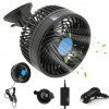 Dvojitý USB ventilátor pre zadné opierky hlavy do auta Silný vietor
