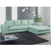 Rohová sedacia súprava Yoko, mentolovo zelená látka
