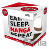 Eat Sleep Manga Repeat keramický hrnček 320 ml