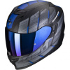 Prilba Scorpion EXO-520 Evo Air Maha Matt Black Blue Veľkosť: L (59-60 cm)