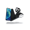 ZENS Aluminium 4 in 1 Stand Wireless Charger with 45W USB PD Black