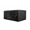 Nástěnný rack 19'' 4U 600X450mm černý WF01-6404-10B