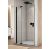 SANSWISS CADURA BLACK CA13 120cm ľavé dvere do niky alebo do kombinácie / sprchový kút rohový, profil čierny - 68 – sklo sieťotlač Shade