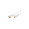 PremiumCord HDMI High Speed Ethernet kabel,bílý, zlacené konektory, 15m kphdme15w