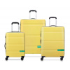 United Colors of Benetton Cestovné kufre set 3ks Benetton NOW by Delsey S, M, L 192 L žltá