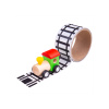 Bigjigs Toys Lepící páska koleje s mašinkou