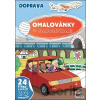 Omalovánky A4 se samolepkami Doprava - Jiří Models