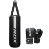 boxovací pytel s rukavicemi dětský RDX F6 2FT KARA bílý
