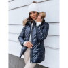 Tmavomodrá prešívaná bunda na zimu, ty4009-XXL XXL