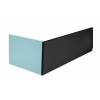 Polysan PLAIN panel čelný 170x59cm, čierna mat, pravý 72786.21