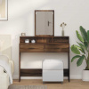 zahrada-XL Toaletný stolík Hnedý dub 100 x 41 x 140 cm Kompozitné drevo 865151
