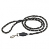 Julius-K9 Rope Leash - povrazové vodítko pre psa, s koženou úpravou - 200cm/12mm