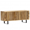 vidaXL TV stolík z mangovníkového dreva 90x30x40 cm - Hnedá - 184528-118516