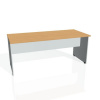 Hobis Rokovací stôl Gate, 180x75,5x80 cm, buk/sivá