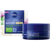 NIVEA Naturally Good nočný krém proti vráskam 50 ml, 50ml