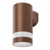 Rabalux Hnedé fasádne LED svietidlo Urfa Line 9W IP65 CCT 77211