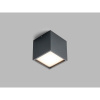 LED 2 Vonkajšie stropné svietidlo CUBE antracitové