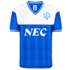 Score Draw Everton Retro Home Shirt 1986 Adults Blue/White M