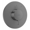 Axor One - Podomietkový termostat pre 2 funkcie, kartáčovaný čierny chróm 48415340