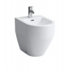 Laufen Pro - Stojací bidet, 530 mm x 360 mm, s 1 otvorom na batériu, s LCC, biela H8329524003021