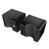 Umakov Madlo pre sklenené dvere 30x30mm BLACK GS-BLACK/M-929/S