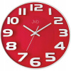 Nástenné hodiny JVD odtiene červenej 30cm