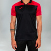 POLO SHIRT HOBBY II BLACK-RED S/S M