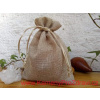 Dárkový sáček jutový, velký (Rozměr: cca 10 x 13,5cm (šířka x výška) )