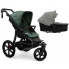TFK ProA 2v1 Olive Combi carrycot + Seat unit Hlboká vanička Premium Grey