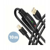 AXAGON aktivní prodlužka/repeater USB2.0 / USB-A na USB-B / ADR-210B / 10m (ADR-210B)