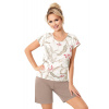Pyžamo Donna Michelle 1/2 cr/r S-2XL Béžová XXL