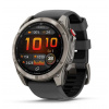 HOD GPS Garmin fenix® 8 Pro - 51 mm, AMOLED Sapphire, titán so silikónovým remienkom Grafitová/čierna