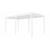 Mirpol Hliníková záhradná pergola LUXE biela - rôzne veľkosti Veľkosť: 5,8 x 4 m
