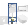 GEBERIT Duofix súprava 5v1 - inštalačný modul, závesné WC s DirectFlush a Softclose WC sedadlo VILLEROY & BOCH Subway 2.0, tlačidlo Sigma20 Square, 115.883.KJ.1 (biela/lesklý chróm), SANI11CK3112
