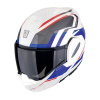 Prilba Scorpion EXO-TECH Evo FURIO White Red Blue Veľkosť: M (57-58 cm)
