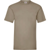 Fruit of the Loom Tričko Valueweight T, krátký rukáv, pánské COT16103655513-khaki 3XL Khaki