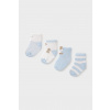 Ponožky pre bábätká Mayoral Newborn 4-pak 9054.2D.Newborn.PPY2 modrá 19/20