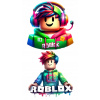 CUKROVÁ TLAČ jedlý obrázok na tortu Cukrová hmota ROBLOX HRA MEM GAMER SADA 17