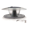 Prosperplast krmítko pre vtáky BIRDYFEED ROUND IBFR 29,4cm šedý kameň