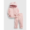 GAP Baby set s kapucňou Brannan Ružová 3-6M Ružová Ružová