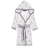 Soft Cotton Detský župan Marine Girl s kapucňou v darčekovom balení Biela