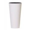 Kvetináč Prosperplast TUBUS SLIM biely lesk 25 cm Prosperplast