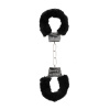 OUCH! Pleasure Furry Hand Cuffs black