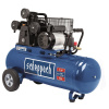 Elektrický olejový trojvalcový remeňový kompresor 100 l Scheppach HC 550 tc