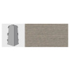 Vonkajší roh na plastové lišty EF004 60 x 20 mm, dub tabacco, EF-7033